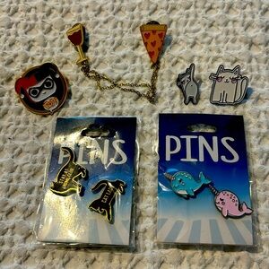 Assorted metal pins (8) //FLAIR//